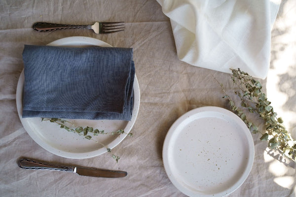 Linen Napkins Set, Handmade Cloth Napkins, Washed Linen Napkins, Table Linens, Towels, Table Decor, Square Napkins, Great Gift, Made in USA