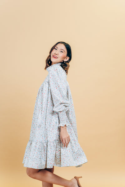 SANDARA Voluminous Midi dress