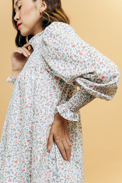 SANDARA Voluminous Midi dress