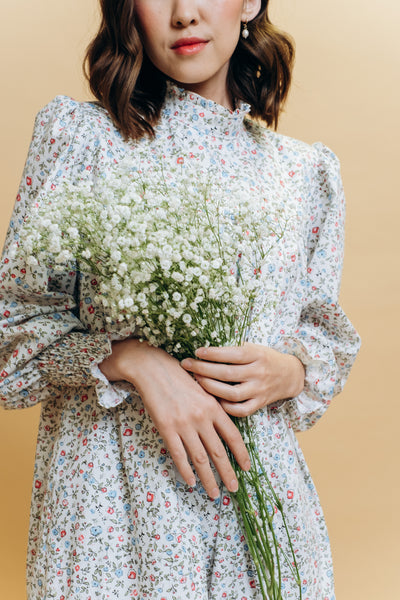 SANDARA Voluminous Midi dress