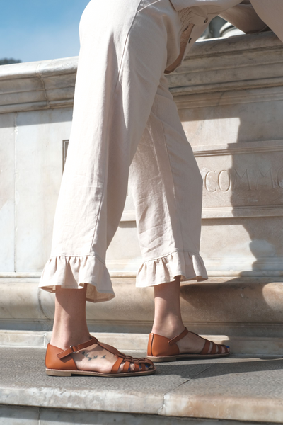MONA LIZ Linen jacket and pants set