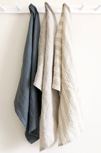 sandara, linen towel, tea towel, linen napkins, flax towel, pure linen towel, linen kitchen towels, linen bath towel, linen dish towels, linen towel set, kitchen gift, gift for hostees, eco friendly gift, sustainable gift, mothers day gift