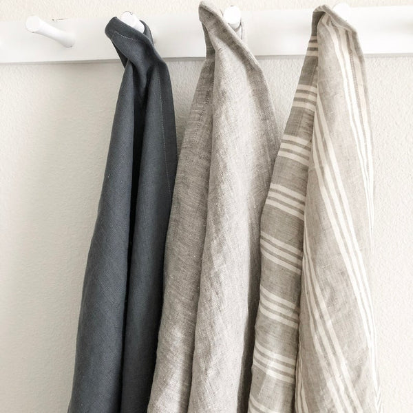 sandara, linen towel, tea towel, linen napkins, flax towel, pure linen towel, linen kitchen towels, linen bath towel, linen dish towels, linen towel set, kitchen gift, gift for hostees, eco friendly gift, sustainable gift, mothers day gift