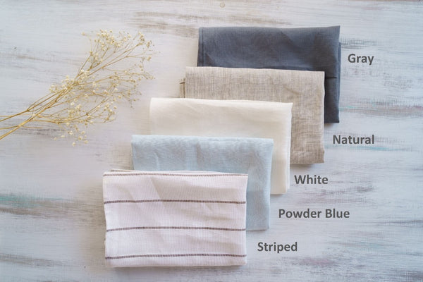 Linen Napkins Set, Handmade Cloth Napkins, Washed Linen Napkins, Table Linens, Towels, Table Decor, Square Napkins, Great Gift, Made in USA