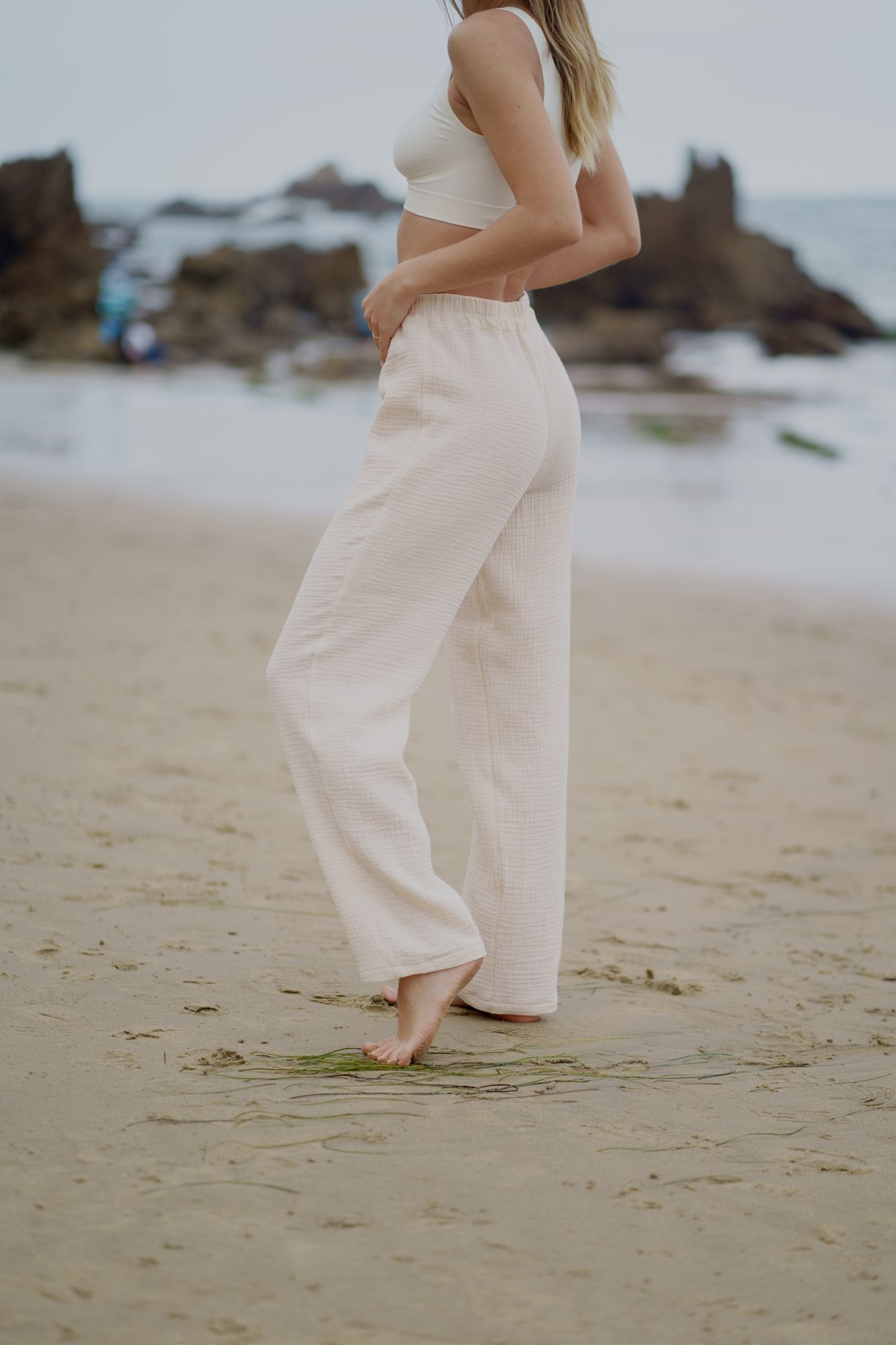 NWT Elan Cotton Gauze Beach Pants | Beach pants, Fashion, Style